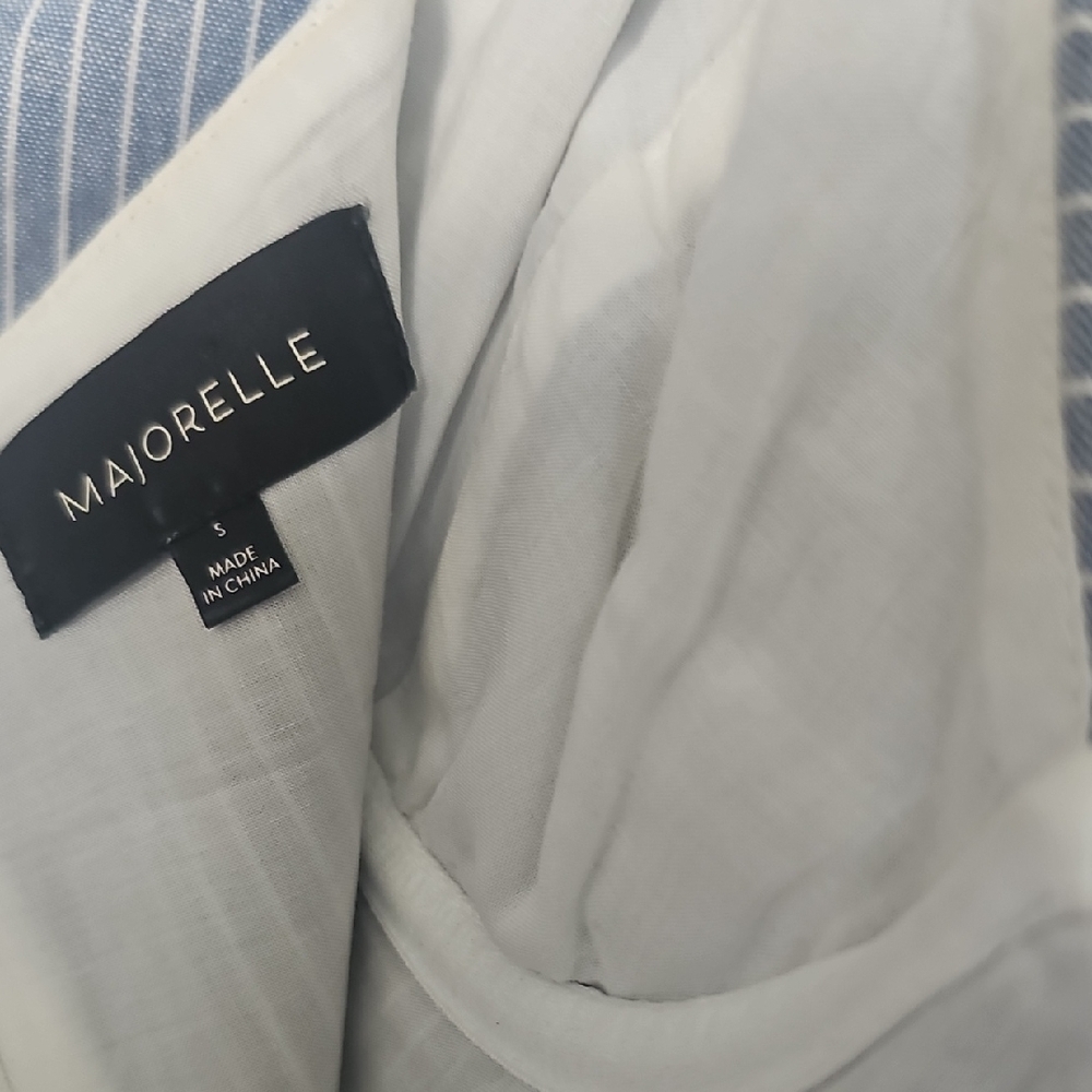 MAJORELLE Blue and White Striped Camisole - Picture 3 of 3